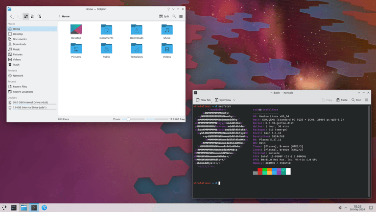 12 - gentoo kde desktop